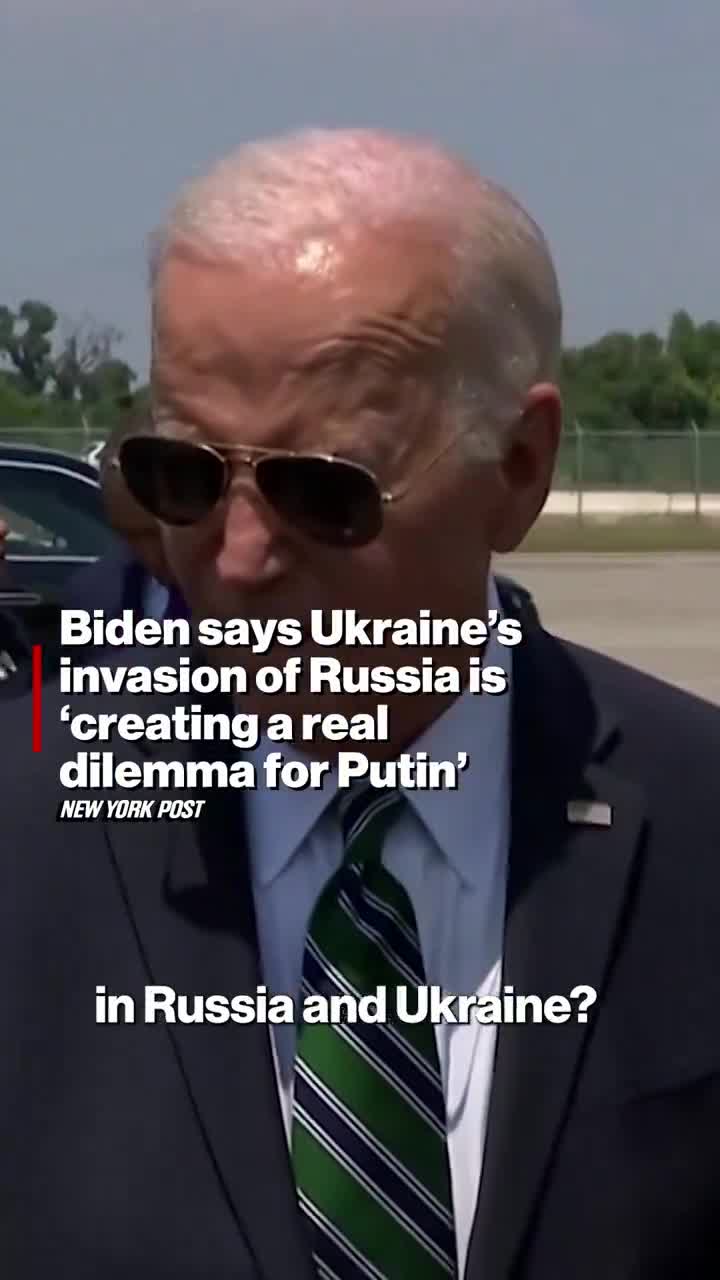 Biden säger att Ukrainas invasion av Ryssland skapar ett verkligt dilemma för Putin - och USA i ständig kontakt med Kyiv