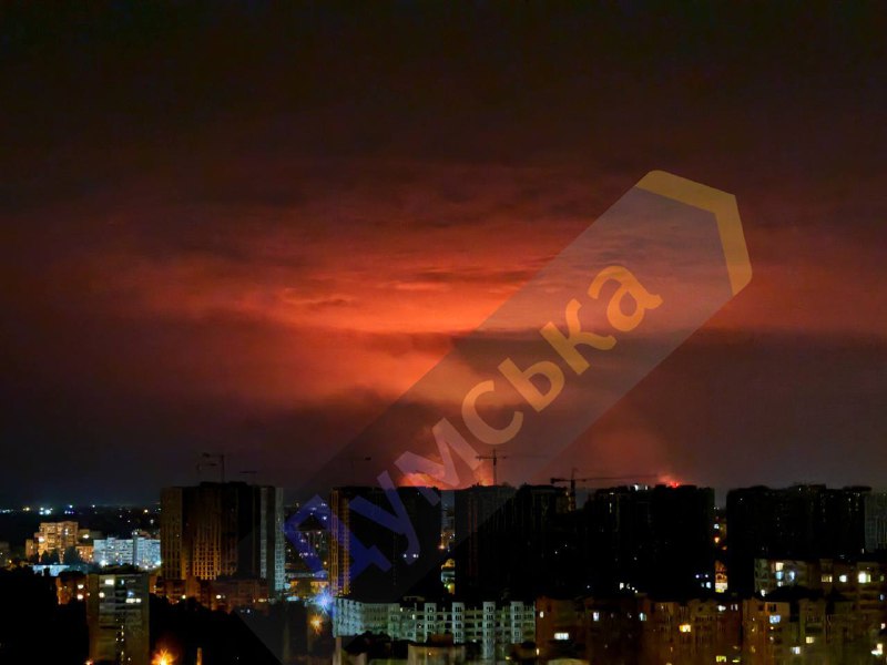 Gran incendi forestal a la zona fronterera entre Ucraïna i Moldàvia a Palanca