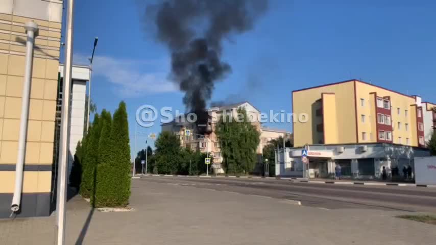 Belgorodo srities Schebekine per bepiločio lėktuvo smūgį buvo sužeisti 4 žmonės