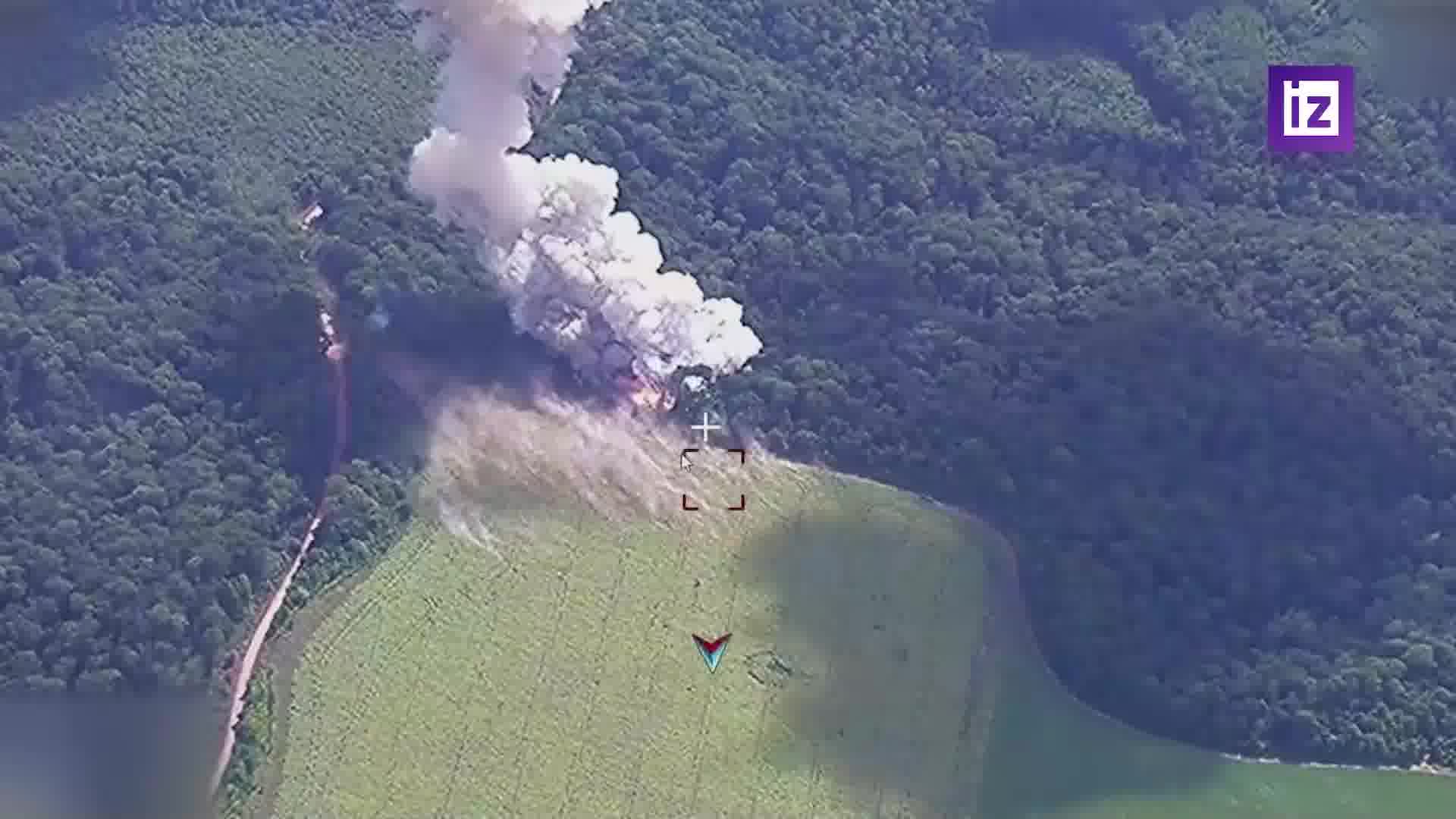 Ministério da Defesa russo publicou vídeo que diz ser ataque de míssil Iskander contra HIMARS ucraniano na região de Sumy