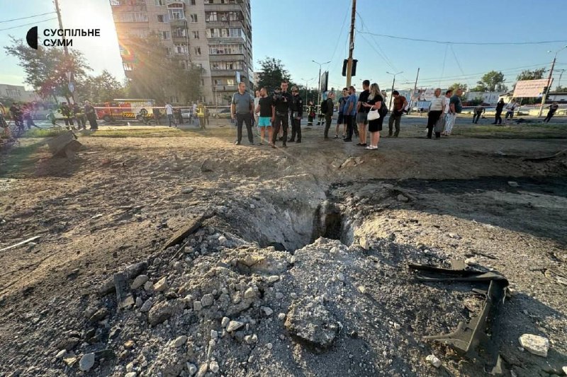 תקיפה אווירית רוסית בחלק המרכזי של סומי