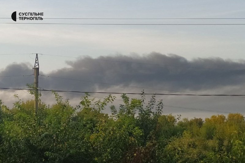 Rus saldırısının ardından Ternopil'de gece boyunca büyük yangın çıktı