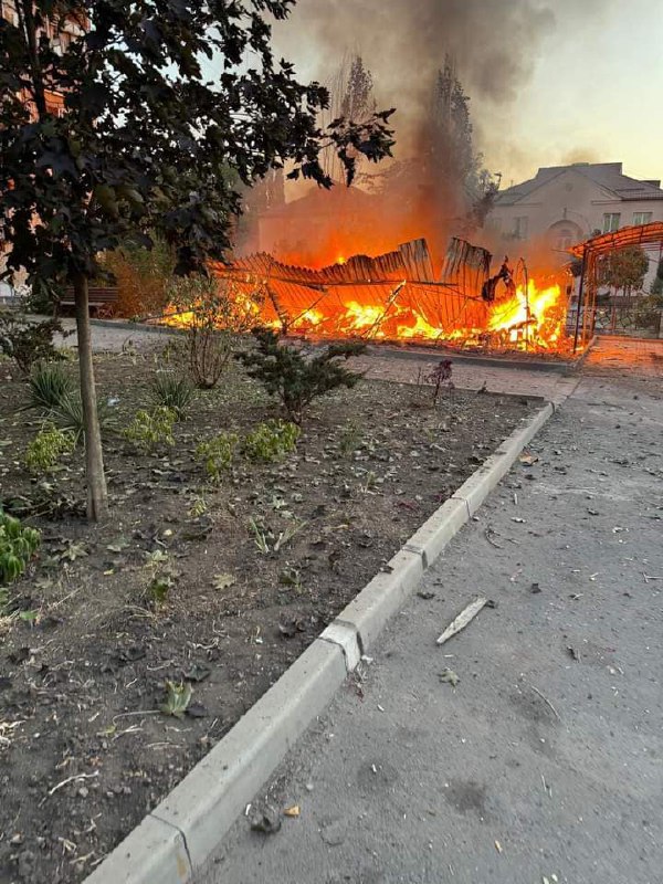 Die russische Armee beschoss gestern Abend Kurakhove mit Haubitzen