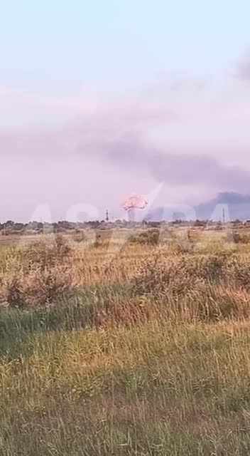 Sekundära detonationer rapporterade vid Marynovka flygfält i Volgograd-regionen