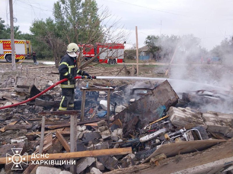 2 persones mortes i 1 ferida com a conseqüència d'un atac aeri rus al poble de Bohuslavka a la regió de Kharkiv