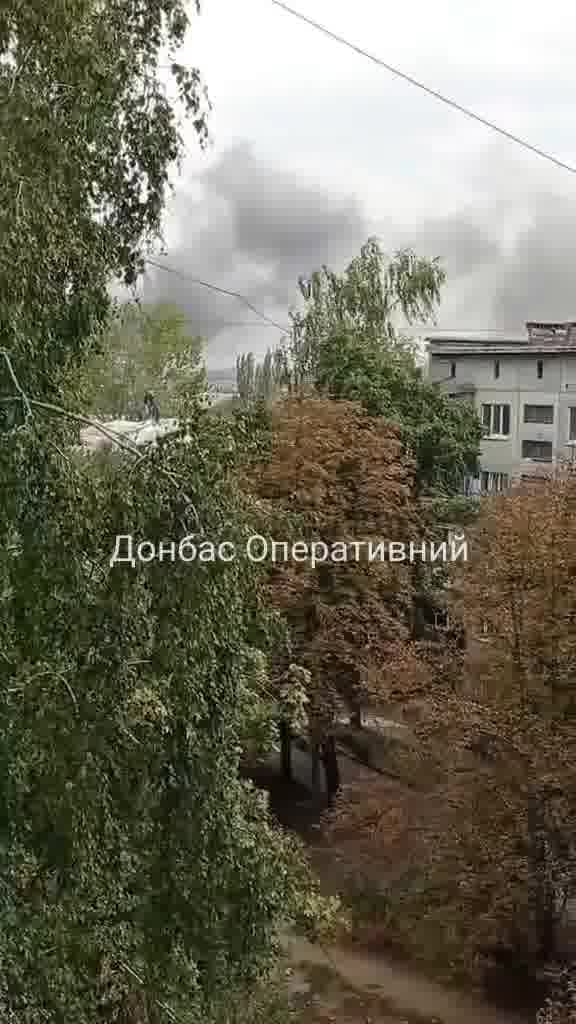 Segnalato incendio a Kostiantynivka, regione di Donetsk