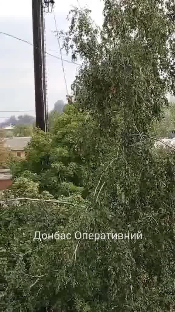 Brand gemeld in Kostiantynivka, regio Donetsk