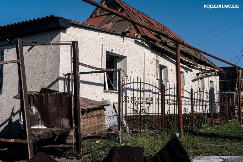 Consequences of a missile strike near Sumy