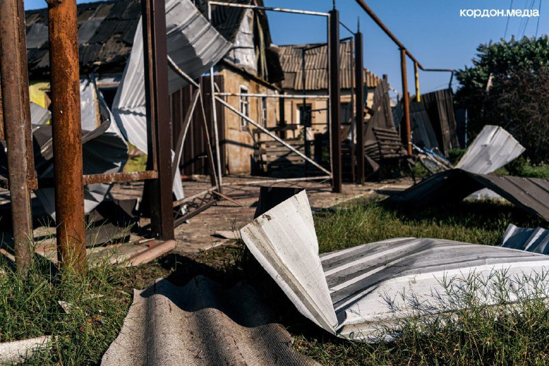 Consequences of a missile strike near Sumy