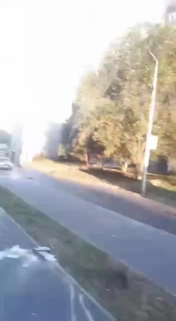 Video van de schade aan een woonhuis in Saratov