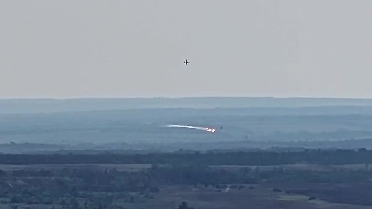 Ukrainian military shot down Russian Su-25 aircraft