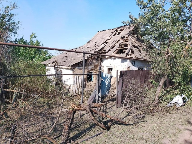 3 osoby zraněny v důsledku ostřelování v Červonohryhorivce v okrese Nikopol