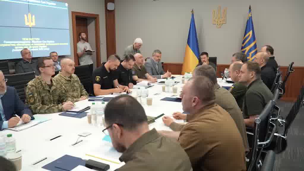 Commander-in-chief Syrsky reported to Zelensky on situation at Pokrovsk direction, and at Kursk direction where Ukrainian Defense forces have advanced up to 2 kms, establishing control over additional 5km2 of territory