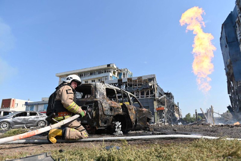 V dôsledku ruských raketových útokov v Charkibe bolo zranených 44 ľudí