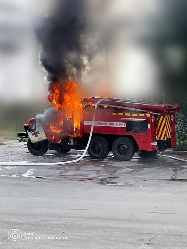 1 rescuer wounded as result of double-tap strike in Dnipropetrovsk region