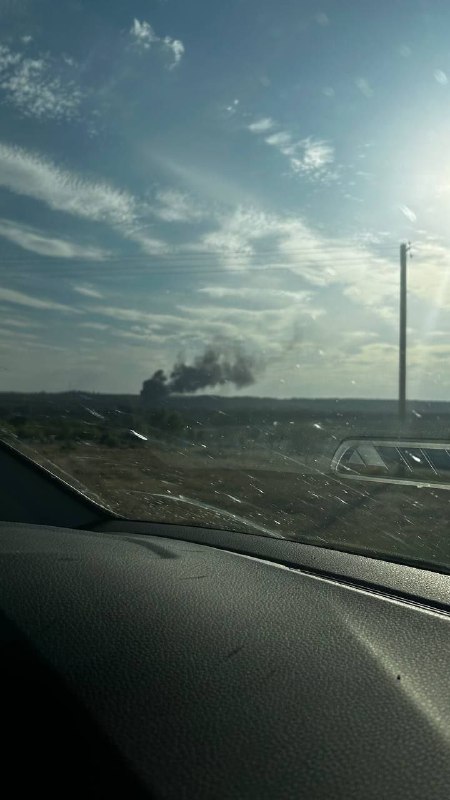 Brand im Treibstoffdepot im Bezirk Volokonovsky der Region Belgorod