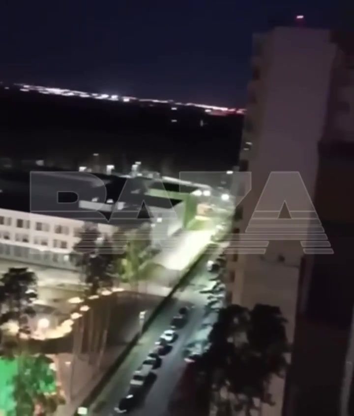 El momento de la explosión cerca de un edificio residencial en Sportivny Proezd en Ramenskoye