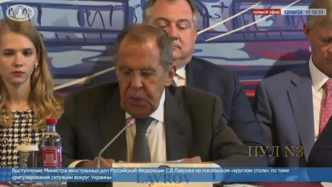 Russian FM Lavrov at the meeting with Ambassadors says Russia believes The West had allowed Ukraine to strike the Russia with long-range weapons long time ago, compared western leaders with Hitler and Napoleon