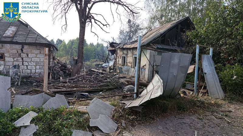 Une personne tuée suite à une frappe aérienne russe avec 2 bombes planantes à Yampil, région de Soumy