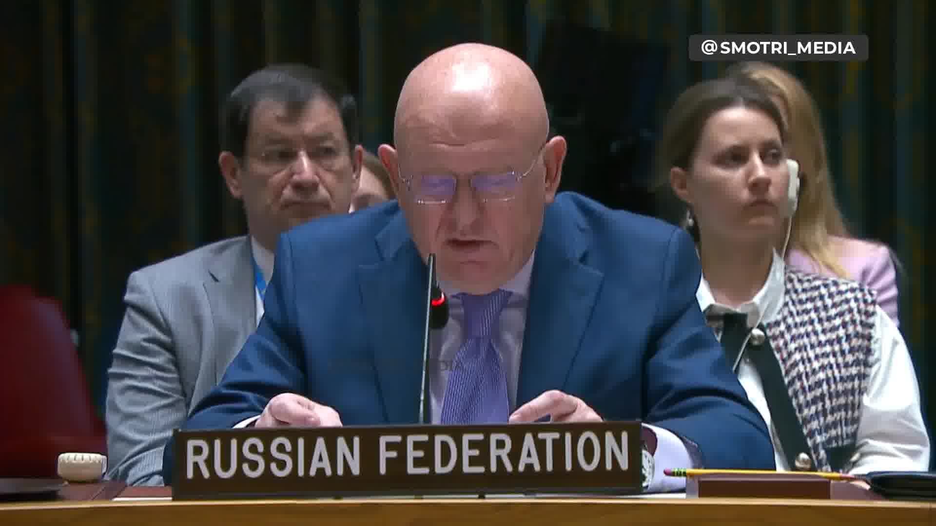 Russian envoy to UNSC says lifting restrictions on the western weapons in Ukraine would mean the war between NATO countries and Russia