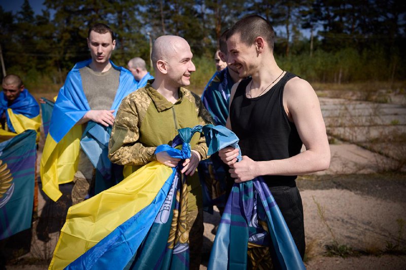 З расейскага палону вызваленыя 103 украінскія ваеннапалонныя, 82 салдаты і 21 афіцэр