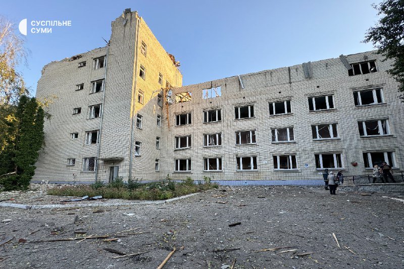 1 person killed, 9 wounded as result of Russian airstrike that targeted nursing home in Sumy