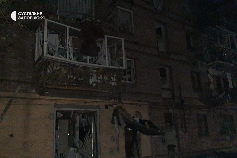 9 person wounded as result of Russian air strikes in central Zaporizhzhia 