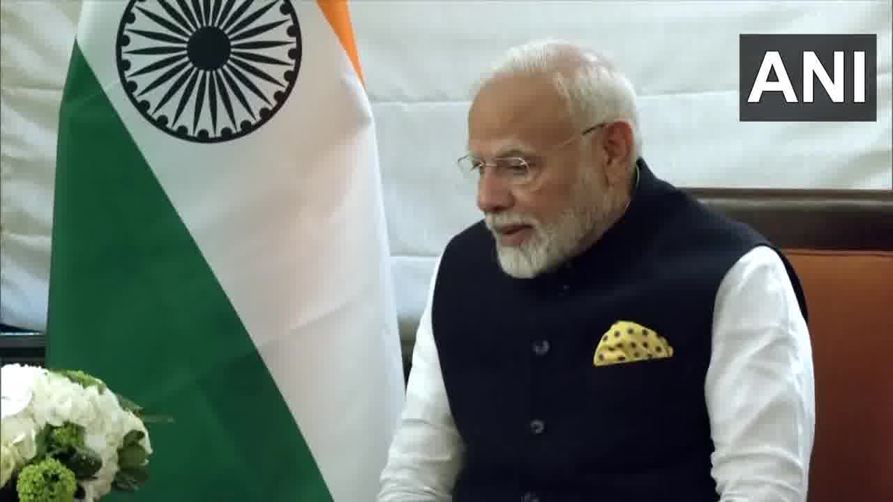 El primer ministro de la India, Narendra Modi, se reúne con el presidente ucraniano, Volodymyr Zelenskyy, en Nueva York, Estados Unidos (Fuente: ANI/DD News)