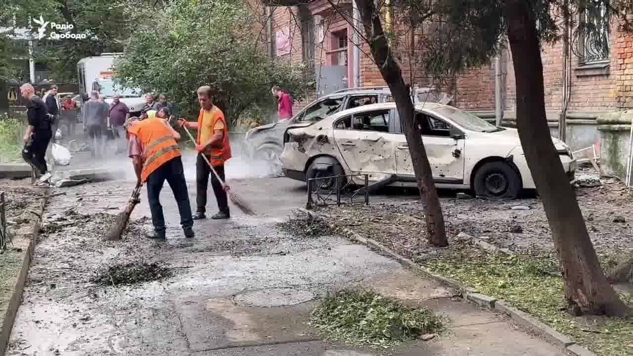 Ζημιές στο Κίεβο ως αποτέλεσμα της μαζικής επίθεσης με ρωσικά drone κατά τη διάρκεια της νύχτας