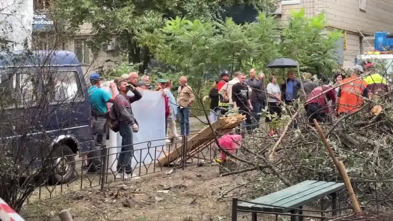 ზარალი კიევში რუსული თვითმფრინავის მასიური თავდასხმის შედეგად ღამით