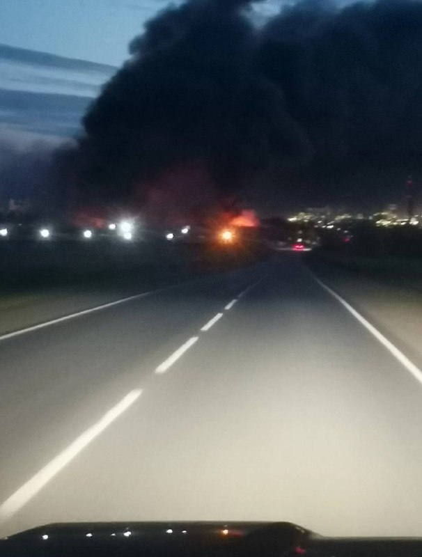 Oil depot caught fire in Perm Krai 