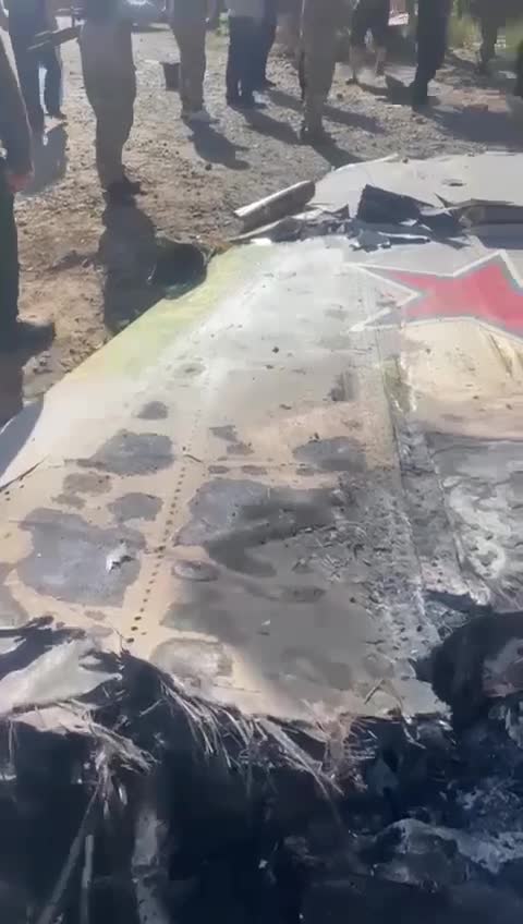 Ce n'est pas le Su-25 mais le gros drone S-70 Okhotnik qui a été abattu au-dessus de Kostianttnivka