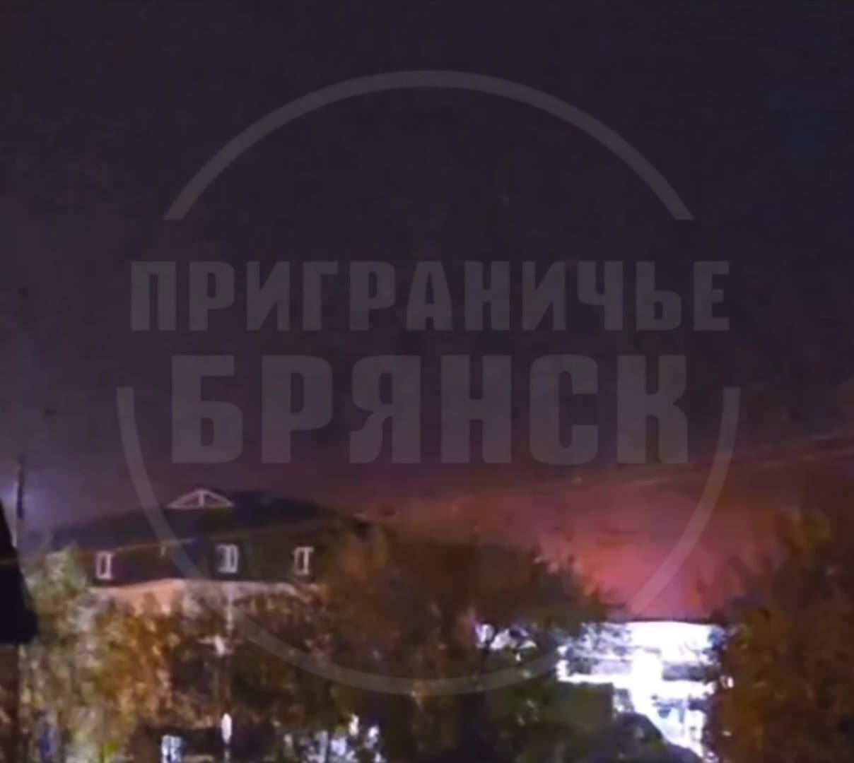 Explosioner rapporterade vid ammunitionslagret i Karachev i Bryansk-regionen