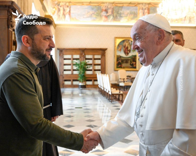 Il Papa ha incontrato in Vaticano il Presidente dell'Ucraina Zelensky