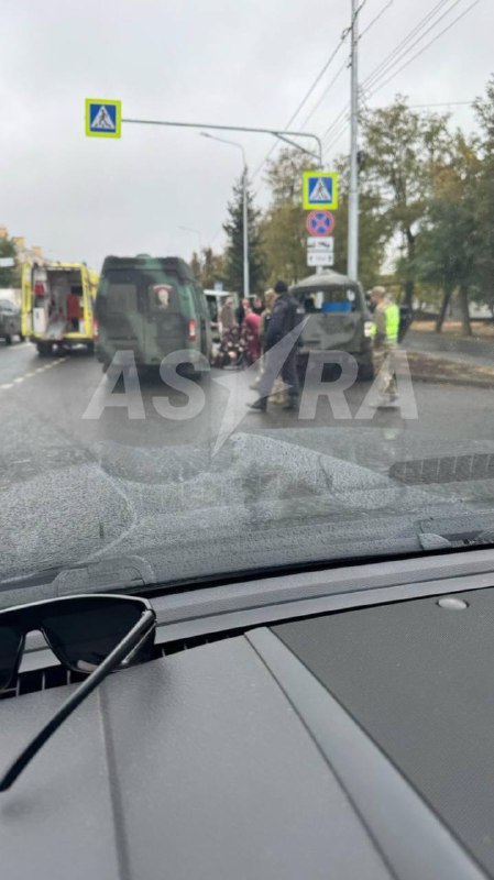 Ett fordon exploderade i centrala delen av ockuperade Luhansk