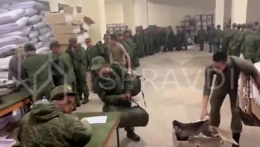 Newly obtained footage from Russia's Sergievsky Training Ground showing North Korean troops being outfitted in Russian gear in preparation for deployment to Ukraine