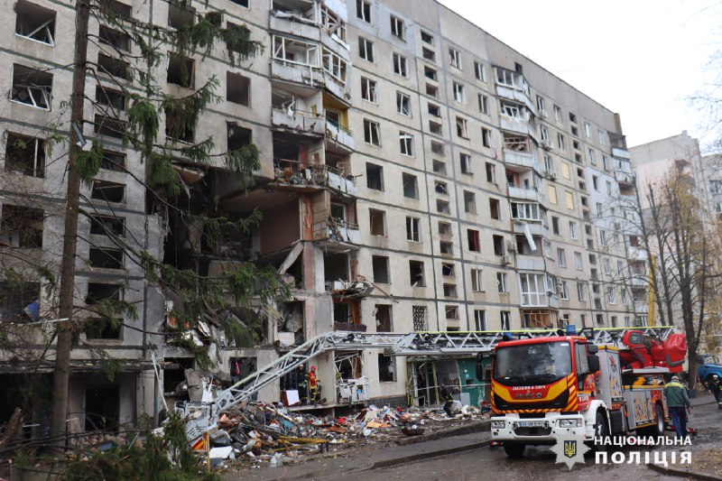 Death toll of Russian airstrike in Kharkiv increased to 3 dead as 2 more bodies were pulled out from the rubble 