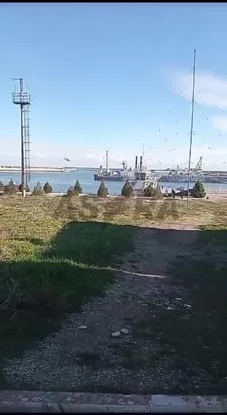 Drones have attacked the base of Russian Navy Caspian Sea Fleet in Kaspiysk, Dagestan