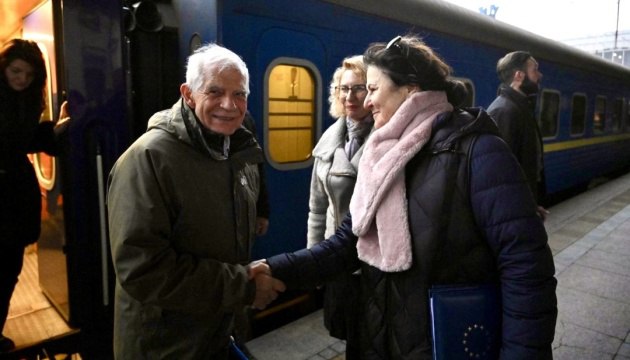 Il vicepresidente della Commissione europea Josep Borrell è arrivato a Kyiv