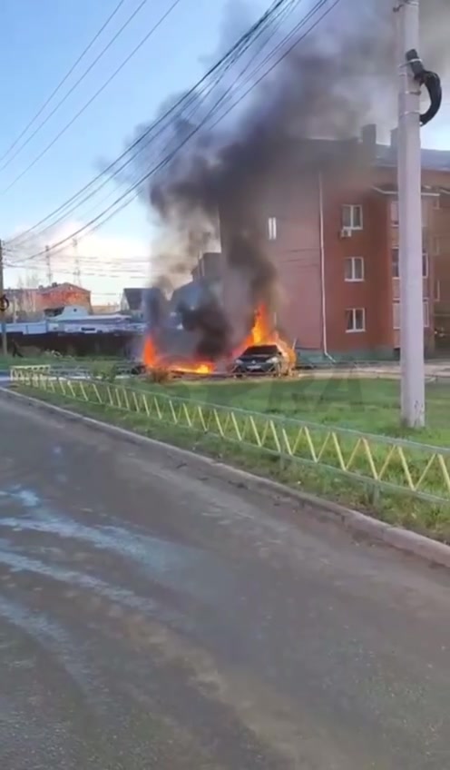 Fires in Ramenskoye district caused by debris of drones 