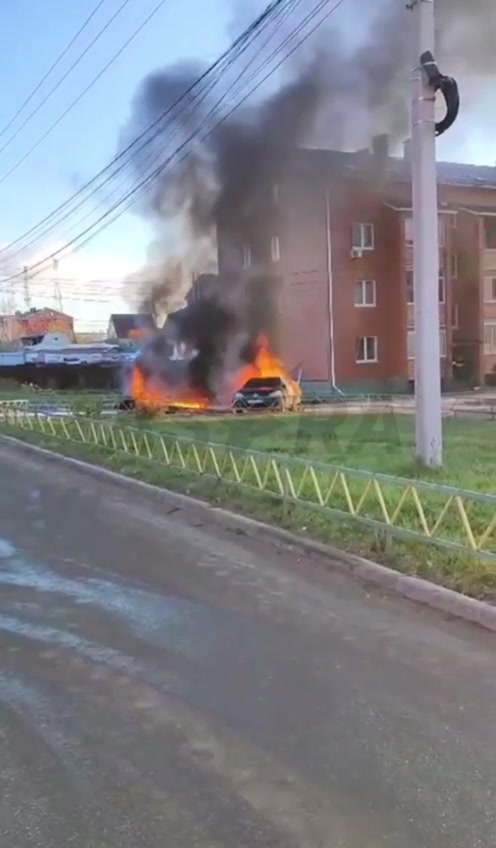 Fires in Ramenskoye district caused by debris of drones 