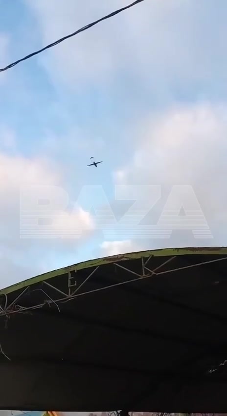 Video of a drone was shot down over Moscow region