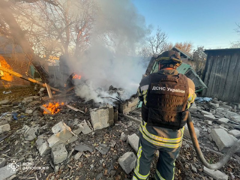 Quatre personnes blessées suite à un bombardement dans le village de Preobrazhenka, région de Zaporizhia