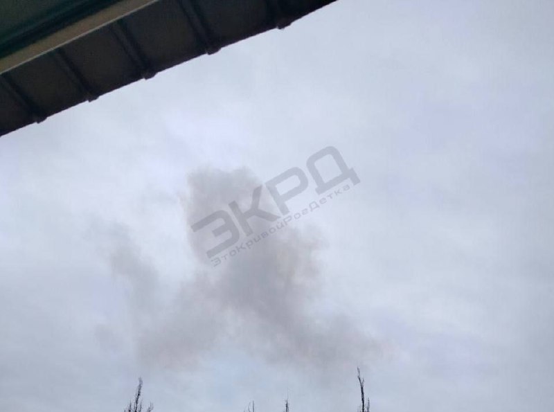 Explosion was reported in Kryvyi Rih. Smoke is rising on the site