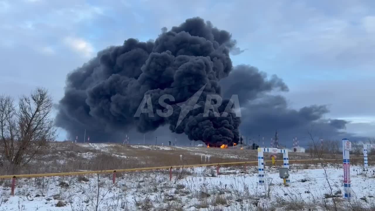 The second fuel reservoir caught fire at the oil depot in Oryol region