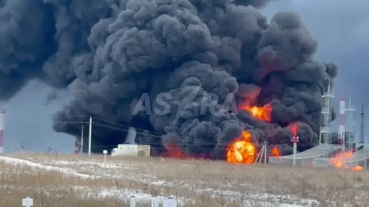 The second fuel reservoir caught fire at the oil depot in Oryol region