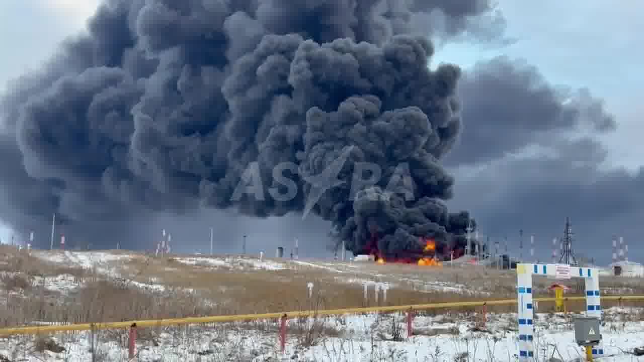 The second fuel reservoir caught fire at the oil depot in Oryol region