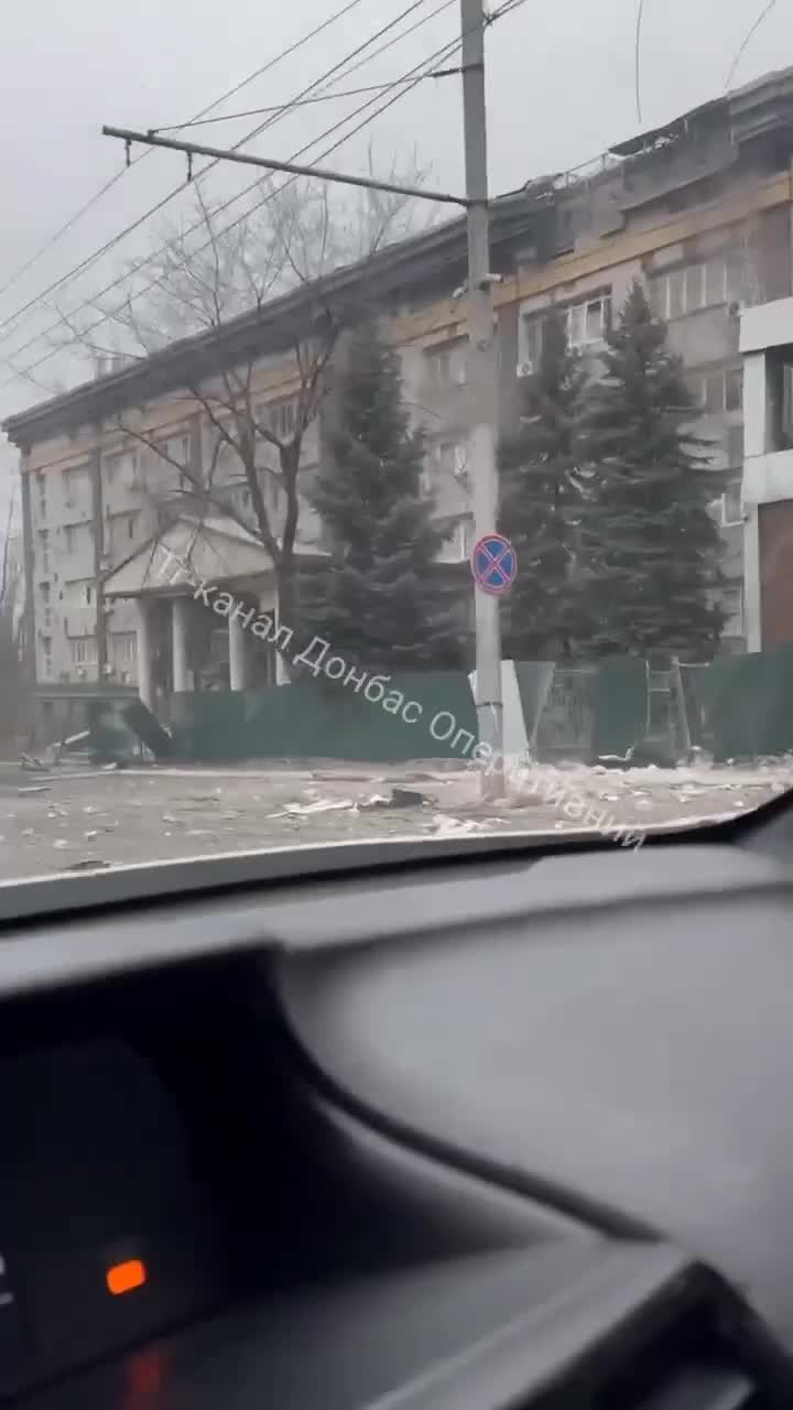 Explosion reportedly targeted security department building in occupied Donetsk