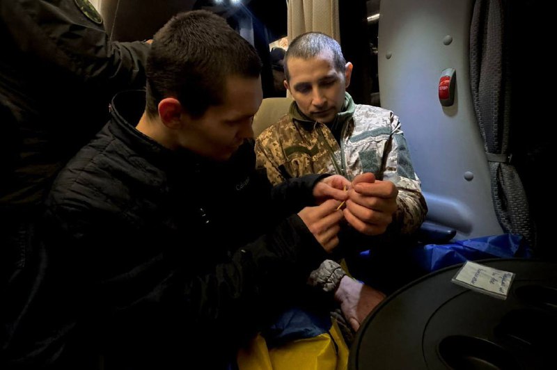 189 Ukrainian POWs were released from the Russian captivity