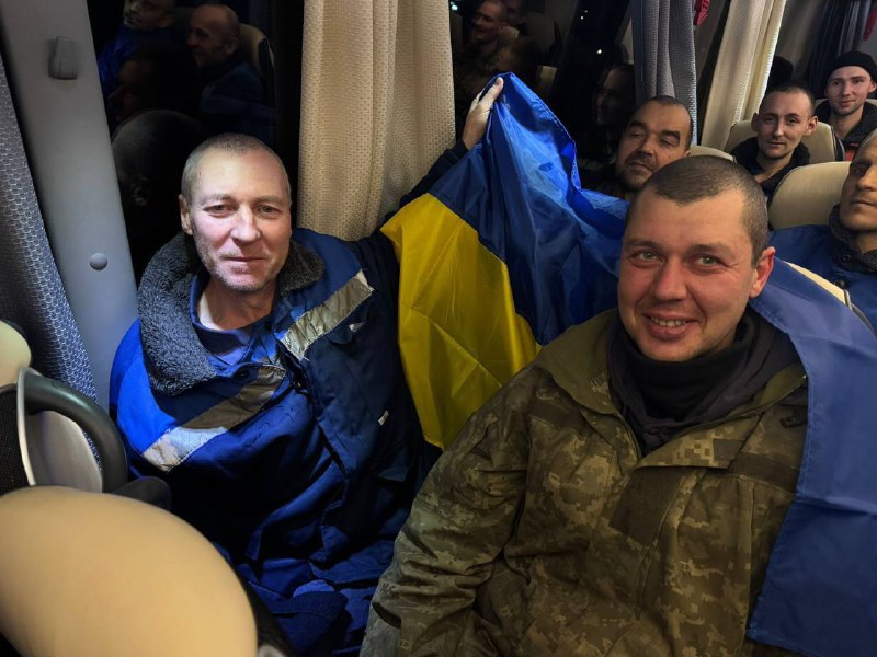 189 Ukrainian POWs were released from the Russian captivity